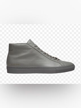Common Projects Achilles Mid Sneakers Grey Leather